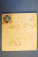 E4 BAVIERE LETTRE ASSEZ RARE 1850 BAYERN POUR EBENSFELD+ CACHETS DIVERS + AFFRANCH . INTERESSANT - Covers & Documents