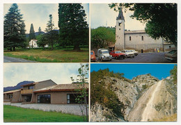 CPM - LA MOTTE DU CAIRE (B-A) - Vues Multiples : L'Eglise, La Maison Forestière, L'école, La Cascade - Other & Unclassified