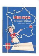 Protège-Cahiers  Marque  Alimentaire  MERE  PICON  Des  Fromages  Délicieux  Recto  Verso - Collezioni & Lotti