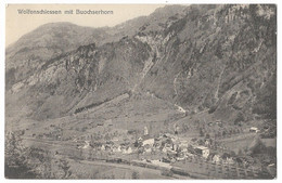 WOLFENSCHIESSEN: Dorf Mit Buochserhorn 1914 - Buochs