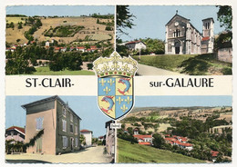 CPSM - ST-CLAIR-SUR-GALAURE (Isère) - Vues Multiples - Andere & Zonder Classificatie