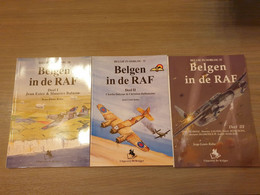 (1940-1945 LUCHTOORLOG PILOTEN) Belgen In De RAF. 3 Volumes. - Guerra 1939-45