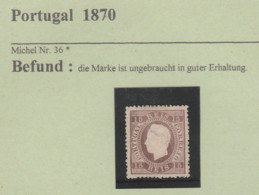 Portugal-Briefmarken-ungebraucht * 1870 - Ongebruikt