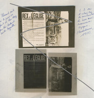 Collaboration Wallonne. Léon Degrelle. Affiche Et Exil En Espagne. Négatifs + Contacts - 1939-45