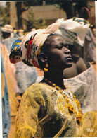Gambia Postcard Sent To Denmark 22-1-1987 (Afrique En Couleurs Femme Africaine) - Gambia