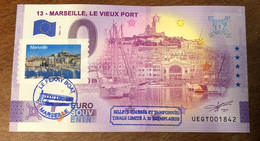 2021 BILLET 0 EURO SOUVENIR DPT 13 MARSEILLE LE VIEUX PORT PAPER MONEY 0 EURO SCHEIN BANKNOTE - Privéproeven