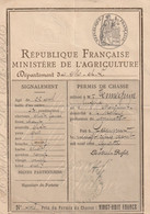 Permis De Chasse  1904 Maine Et Loire - Sonstige