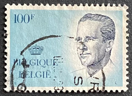 BEL2137U - King Baudouin 1st. - 100 F Used Stamp - Belgium - 1984 - 1981-1990 Velghe