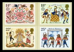 GB GREAT BRITAIN 1981 MINT PHQ CARDS FOLKLORE No 49 VALENTINES DAY MORRIS  DANCERS LAMMASTIDE MUMMERS TRADITIONS CUSTOMS - PHQ Cards
