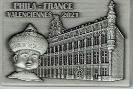 Médaille Phila France Valenciennes 2021 94ème Confrès Fédération Française Des Associations Philatéliques - Other