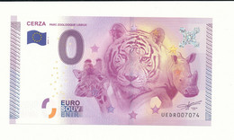 2015-1  - Billet Souvenir - 0 Euro - UEDR - CERZA - N° 7074   - Billet épuisé - Essais Privés / Non-officiels