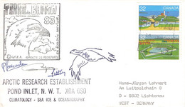 CANADA - MAIL 1983 POND INLET > LICHTENAU/DE / YZ116 - Lettres & Documents