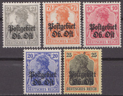 Russia 1916 Occupation Germany MH - 1916-19 Ocupación Alemana