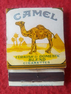 SPAIN CAJA DE CERILLAS FÓSFOROS MATCHBOX BOÎTE D'ALLUMETTES CAMEL TURKISH & DOMESTIC BLEND TABACO TOBACCO TABAC TABAK.. - Boites D'allumettes