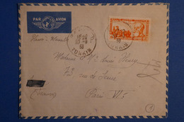P5 INDO CHINE BELLE LETTRE 1938 TONKIN CHINE POUR PARIS+ AFFRANCHISSEMENT PLAISANT - Briefe U. Dokumente
