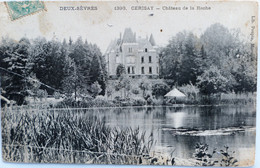 C. P. A. : 79 CERISAY : Château De La Roche, Timbre En 1907 - Cerizay