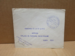 ARCIS SUR AUBE (10) Enveloppe Avec Cachet Militaire Annexe Des Subsistances - War Stamps