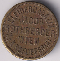 AUSTRIA , JACOB ROTHBERGER , WIEN , K.u.K. HOFLIEFERANT , TOKEN - Firma's