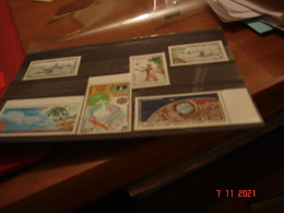 NOUVELLE-CALEDONIE   ANNEE1962   COMPLETE  NEUFS LUXE  N° YVERT 302 A 306 ET POSTE AERIENNE N° 76 - Collections (without Album)