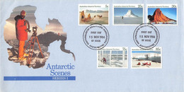 AUSTRALIAN ANTARCTIC TERR. - FDC 1984 ANTARCTIC SCENES I / YZ 124 - FDC