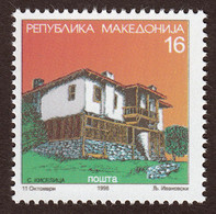 Macedonia 1998 Architecture Villages Houses Kiselica, Definitive Stamp MNH - Macedonië
