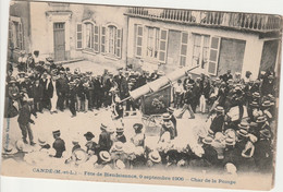 CANDE  MAINE ET LOIRE 49   BELLE CPA    FETE DE BIENFAISANCE  9 SEPTEMBRE 1906 - Sonstige & Ohne Zuordnung