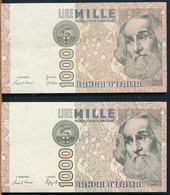 °°° ITALIA - 2 X 1000 MARCO POLO °°° - 1000 Lire