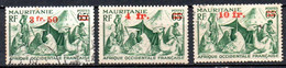 Mauritanie: Yvert N° 133/136 - Gebruikt