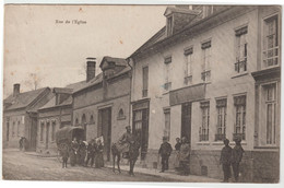 4662 TOURS EN VIMEU - RUE DE L'EGLISE - Epicerie PICOURT THERASSE - Sikhs Au Premier Plan WW1 British Indian Army RARE - Andere & Zonder Classificatie