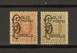 Belgie - Belgique Ocb Nr :  TR168 - TR169 * MH  (zie  Scan) Petit Aminci Sur 169 - Ungebraucht