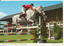 Ireland Postcard Sent To Denmark 1971 (Dublin Horse Show) - Dublin