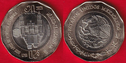 Mexico 20 Pesos 2021 "Fall Of Mexico-Tenochtitlan" BiMetallic Coin UNC - Mexico