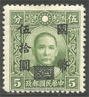 260 China 1946 Dr Sun Yat-sen Surcharge MH * Neuf (CHI-663) - Unclassified
