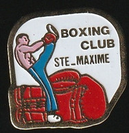 73127-Pin's.Boxe.sainte Maxime. - Boxe