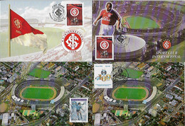 Brazil 2001 / 2009 4 Maximum Card Grêmio Futebol Porto Alegrense Sport Club Internacional Soccer Sport Stadium - Clubs Mythiques