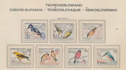 Czechoslovakia - M: 1163/1169 Birds Year:1959 - Other & Unclassified