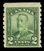 Canada (Scott No. 161 - George V Scroll) [*] B / F  Light Hinged - Coil Stamps