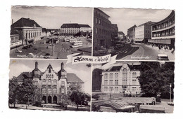 4700 HAMM, Bahnhofstrasse, Hauptbahnhof, Rathaus, Kurhaus, 1969 - Hamm