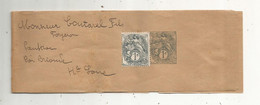 Bandes Pour Journeaux, Entier Postal  , Neuf , 1c Ardoise + 1 TIMBRE NEUF 1c Ardoise, 2 Scans - Striscie Per Giornali