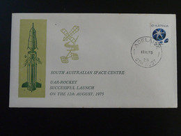 Lettre Espace Space UAR Rocket Launch Cover 1975 Adelaide Australia 94228 - Océanie