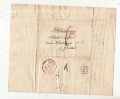 Lettre , 1815 , Belgique , Belgium , De BRUXELLES à PARIS (16 Avril 1815) , 4 Scans - 1814-1815 (Gen.reg. Belgien)