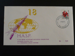 Lettre Espace Space High Altitude Sounding Projectile HASP 18 Cover 1971 Australia 94152 - Ozeanien