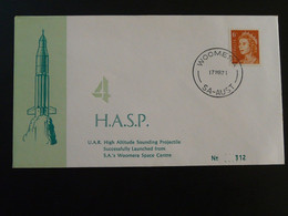 Lettre Espace Space High Altitude Sounding Projectile HASP 4 Cover 1971 Australia 94149 - Oceanië