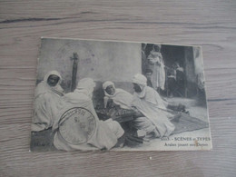 CPA Maroc Morroco Arabes Jouant Aux Dames Scènes Et Types - Autres & Non Classés