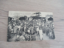 CPA Afrique Occidentale Française Côte D'Ivoire Grand Bassam La Place Du Marché Un Jour De Fête - Ivoorkust