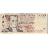 Billet, Équateur, 10,000 Sucres, 1995-03-06, KM:127b, B+ - Ecuador