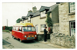 Ref 1497 - Postcard Postbus & Postbox At Groesffordd Maril Post Office - Denbighshire Wales - Denbighshire