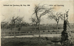 CPA AK SARREBOURG SAARBURG I. L. Schlacht 1914 Blick Auf SAARBURG (387578) - Sarrebourg