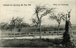 CPA AK SARREBOURG SAARBURG I. L. Schlacht 1914 Blick Auf SAARBURG (387579) - Sarrebourg