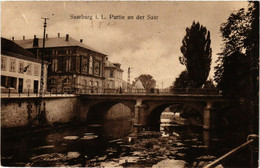 CPA AK SARREBOURG - SAARBURG I. L. - Partie An Der Saar (387583) - Sarrebourg